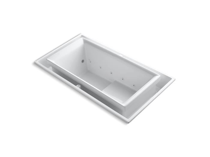 Kohler - Sok 63 X 31-1/2 Inch Drop-In Effervescence Bath With Chromatherapy