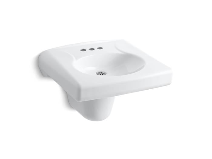 Kohler - Brenham Shroud/Lavatory, 4 Cc, No Overflow