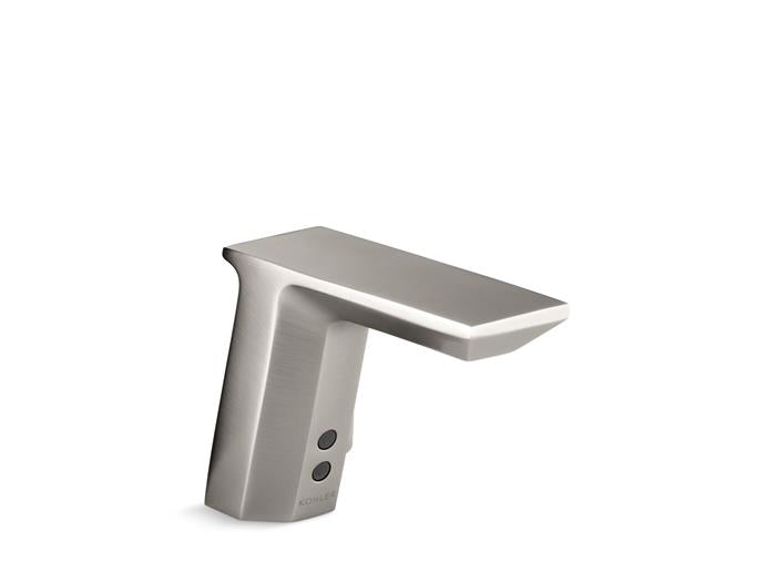 Kohler - Geometric Touchless Single-Hole Lavatory Faucet With Insight Sensor Technology, Hes-Powered, 0.5 Gpm