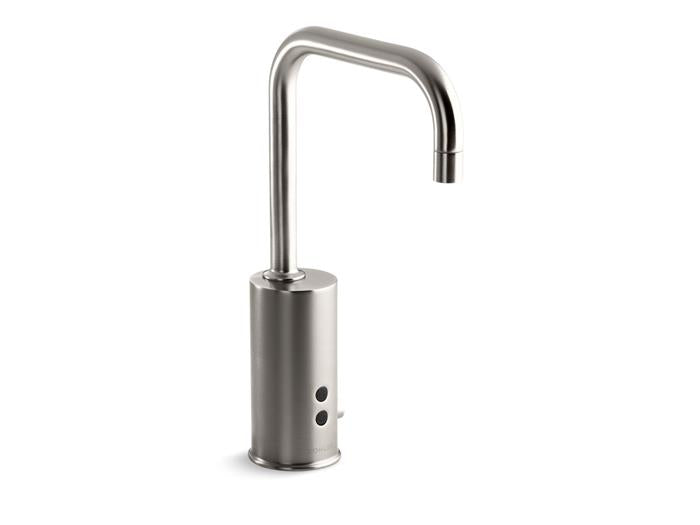 Kohler - Gooseneck Touchless Single-Hole Lavatory Faucet With Insight Sensor Technology And Temperature Mixer