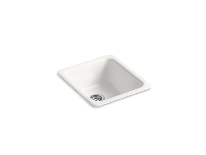 Kohler - Iron/Tones 17 Inch Top/Undermount Single Bowl Kitchen Sink