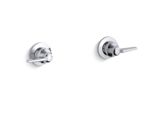 Kohler - Triton Wall-Mount Valve Trim With Lever Handles, Requires Valve