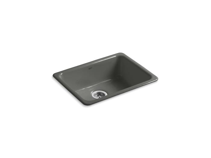 Kohler - Iron/Tones 24-1/4 Inch Rect Top/Undermount Single Bowl Kitchen Sink