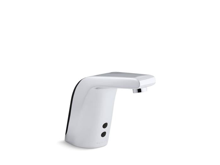 Kohler - Sculpted Touchless Single-Hole Lavatory Faucet With Insight Sensor Technology, Ac-Powered, 0.5 Gpm