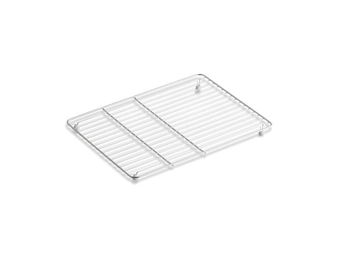 Kohler - Riverby Bottom Basin Rack, Left 33 - Stainless Steel