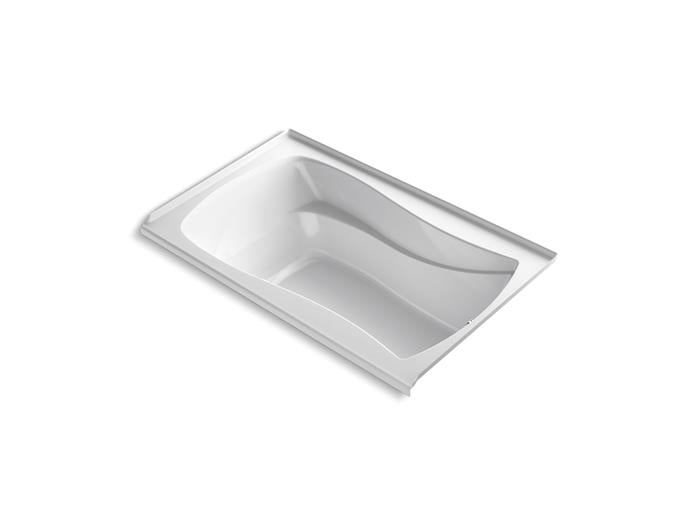 Kohler - Mariposa 60 X 36 Inch Alcove Heated Bubblemassage Air Bath With Bask Heated Surface