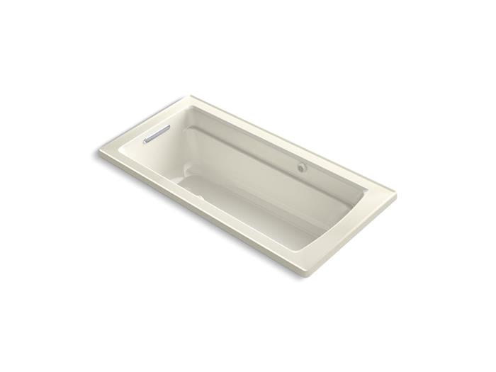 Kohler - Archer 66 X 32 Inch Drop-In Heated Bubblemassage Air Bath With Bask Heated Surface
