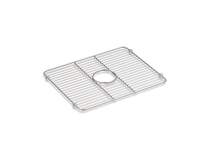 Kohler - Iron/Tones Bottom Basin Rack, Large - Stainless Steel