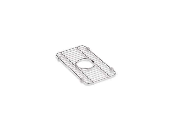 Kohler - Iron/Tones Bottom Basin Rack, Small - Stainless Steel