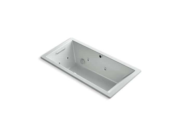 Kohler - Underscore 60X30 Inch Drop-In Heated Bubblemassage Air Bath With Whirlpool