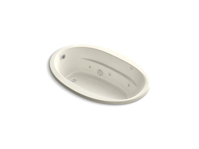 Kohler - Sunward 66 X 42 Inch Inch Drop-In Whirlpool Bath With Bask Heated Surface
