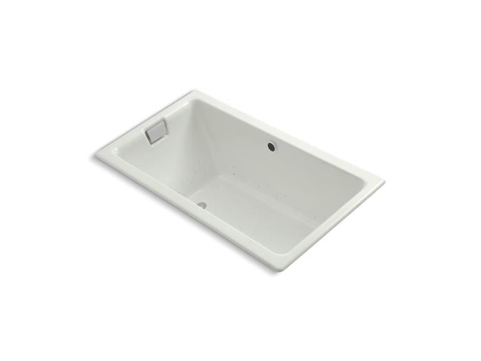 Kohler - Tea-For-Two 66 X 36 Inch Drop-In Heated Bubblemassage Air Bath - Dune