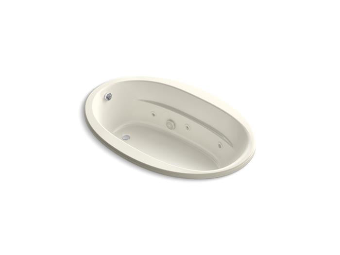 Kohler - Sunward 66 X 42 Inch Oval Flexjet Drop-In Heated Whirlpool Bath