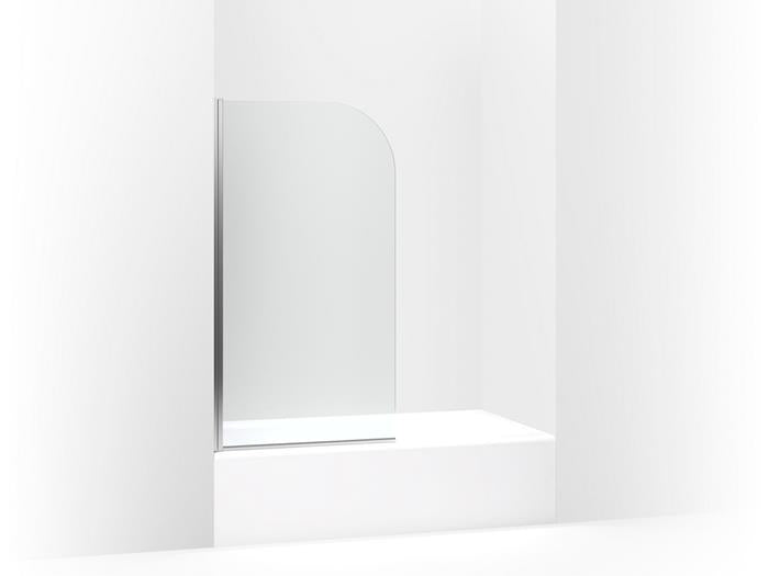 Kohler - Aerie 32 Inch Bath Screen - Bright Polished Silver