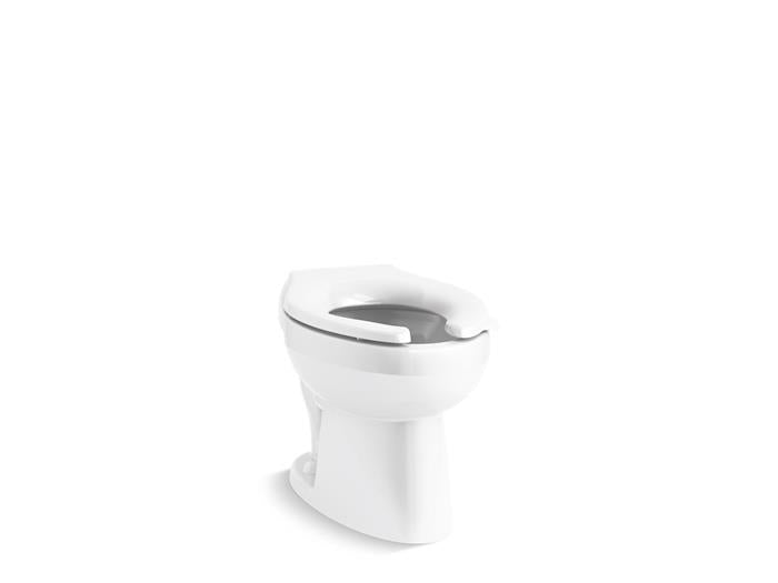 Kohler - Wellcomme Ultra Floor-Mount Rear Spud Flushometer Bowl