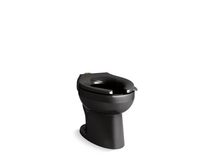 Kohler - Wellcomme Ultra Floor-Mount Top Spud Flushometer Bowl With Bedpan Lugs