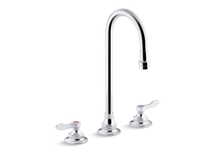 Kohler - Triton Bowe 0.5 Gpm Widespread Bathroom Sink Faucet With Aerated Flow, Gooseneck Spout And Lever Handles