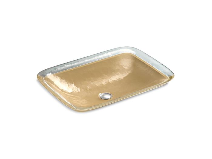 Kohler - Inia 20-3/4 Inch Rectangular Drop-In Bathroom Sink, No Overflow -S Andalwood - Icea