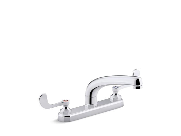 Kohler - Triton Bowe 1.8 Gpm Kitchen Sink Faucet With 8-3/16 Inch Swing Spout, Aerated Flow And Wristblade Handles