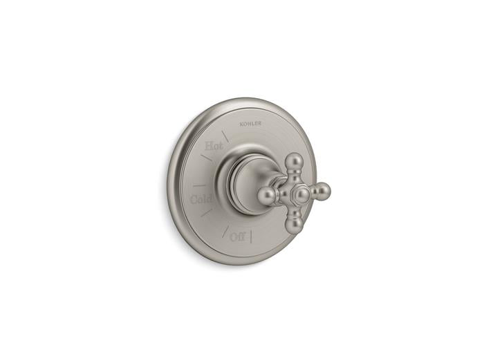 Kohler - Artifacts Rite-Temp Valve Trim With Cross Handle