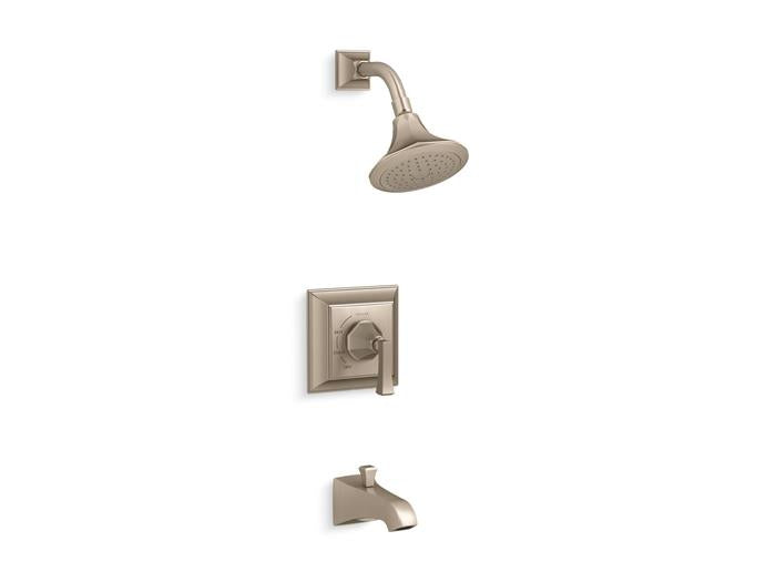 Kohler - Memoirs Stately Rite-Temp Bath And Shower Trim Kit, 2.5 Gpm