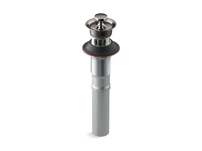 Kohler - Lavatory Drain, Non-Remvble Stpr With Overflow