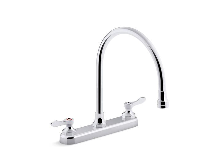 Kohler - Triton Bowe 1.8 Gpm Kitchen Sink Faucet With 9-5/16 Inch Gooseneck Spout, Aerated Flow And Lever Handles