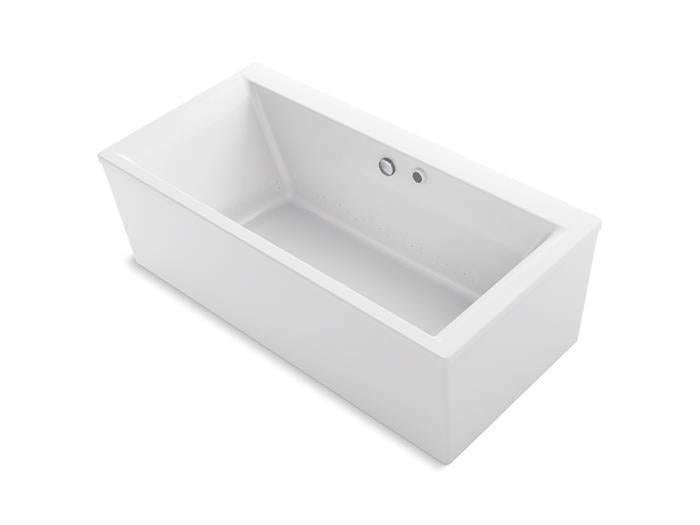 Kohler - Stargaze 60 X 34 Inch Freestanding Heated Bubblemassage Air Bath With Straight Shroud