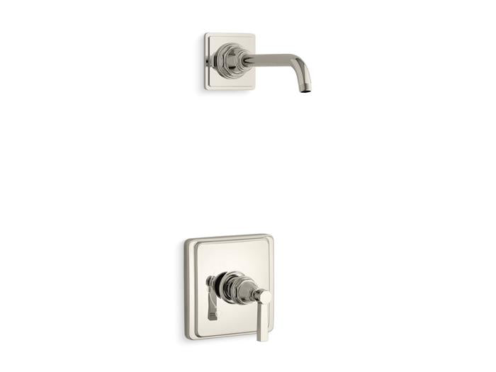 Kohler - Pinstripe Rite-Temp Shower Trim Kit With Lever Handle, Without Showerhead