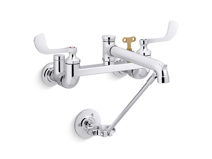 Kohler - Triton Bowe Service Sink Faucet With Brace-Key Stops