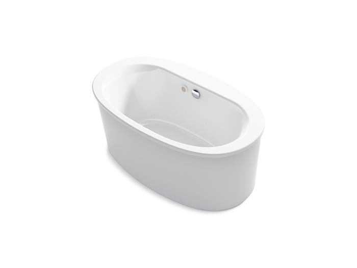 Kohler - Sunstruck 60-1/2 X 34-1/2 Inch Freestanding Heated Bubblemassage Air Bath With Straight Shroud