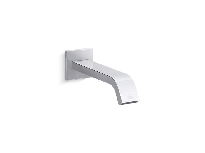 Kohler - Loure Wall-Mount Touchless Faucet With Kinesis Sensor Technology, Dc-Powered
