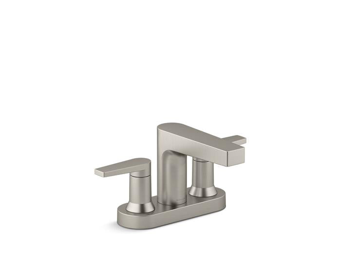 Kohler - Taut Centerset Bathroom Sink Faucet, 1.2 Gpm