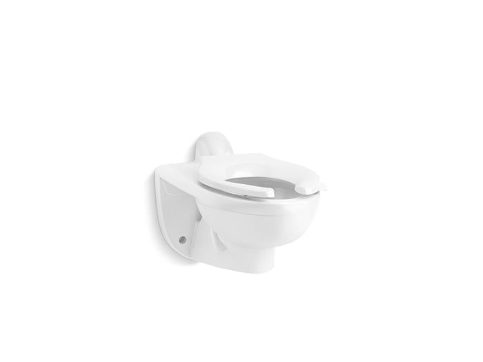 Kohler - Kingston Ultra Wall-Mount Toilet Bowl With Rear Spud And Bedpan Lugs
