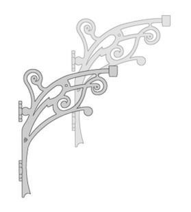 Herbeau - Decorative Brackets - White Finish