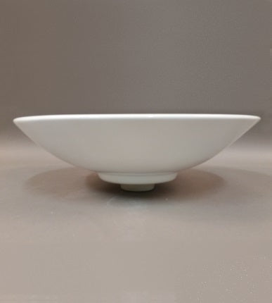 Herbeau - Vasque Coupole Porcelain Round Contertop Lavatory Bowl in White