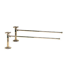 Herbeau - 3/8 Inch Lavatory supply kit with cross handle