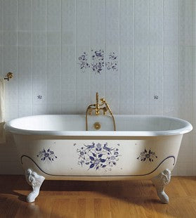 Herbeau - Cast Iron Josephine Bathtub & Cast Iron Feet