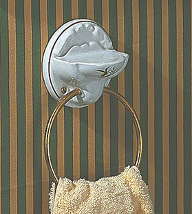 Herbeau - Towel Ring / Soap Dish in Any XX Handpainted Pattern