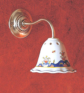 Herbeau - Corolle Wall Light in Any XX Handpainted Pattern