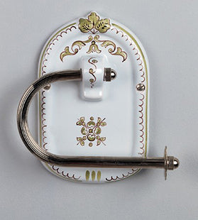 Herbeau - Coquille/Neptune/Niche Toilet Tissue Holder in Any XX Handpainted Pattern