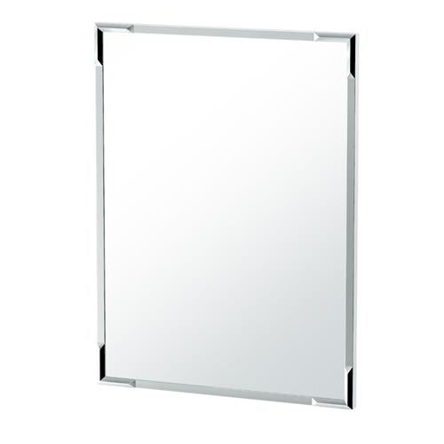 Gatco - Faceted Flush Mount 32.5 Inch H Rectangle Mirror