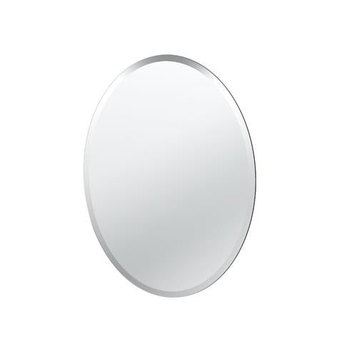 Gatco - Flush Mount EZ Hanging 26.5 Inch H Frameless Oval Mirror