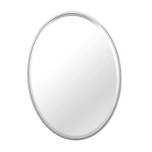 Gatco Flush Mount EZ Hanging 33 Inch H Framed Oval Mirror PlumbTile