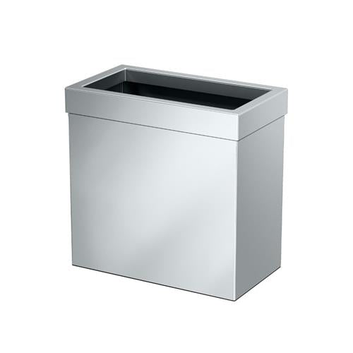 Gatco - Wastebasket Rectangular 11.875 Inch H