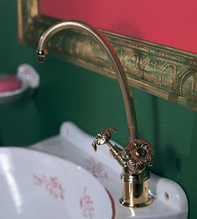 Herbeau - Verseuse Deck Mounted Mixer with Cloverleaf Handles