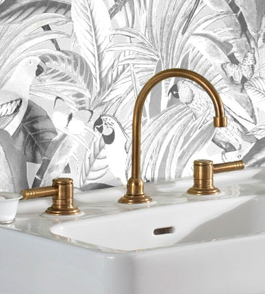 Herbeau - Lille 3-Hole Lavatory Mixer with Ceramic Cartridge
