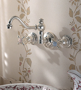 Herbeau - Royale Wall Mounted 3 Hole Set Without Waste