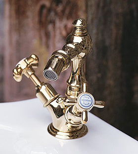 Herbeau - Royale Single-Hole Bidet Mixer with Pop-up Waste