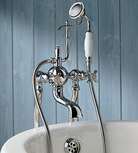 Herbeau - Royale Exposed Tub & Shower Mixer Deck Mounted